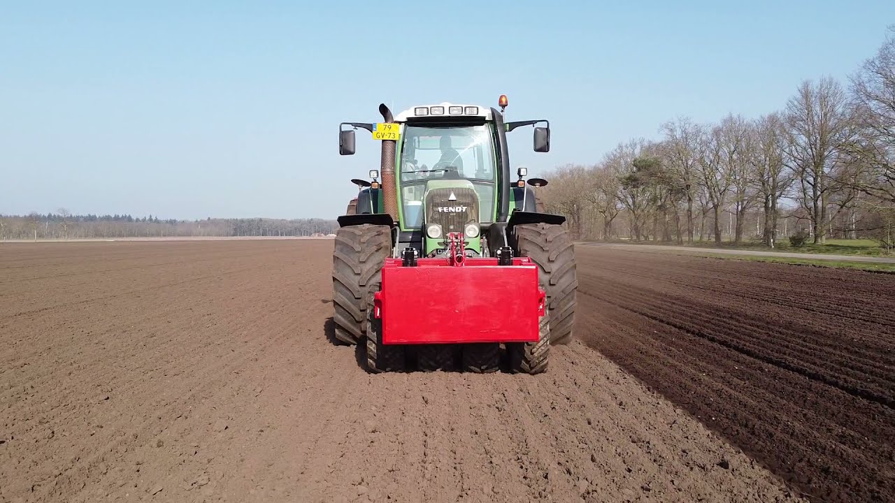 Fa. Jakobs uien planten Warrens Drill 10