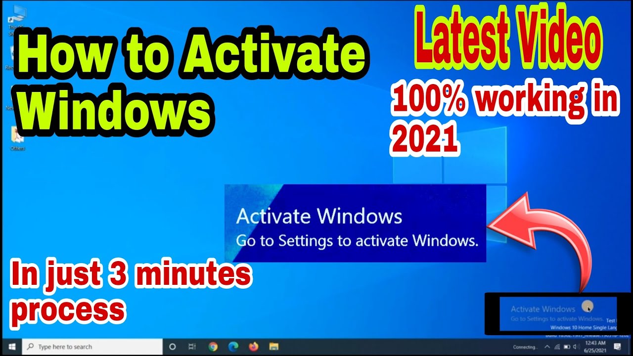 How to Activate Windows 10 for Free | Activate Windows 10 without ...