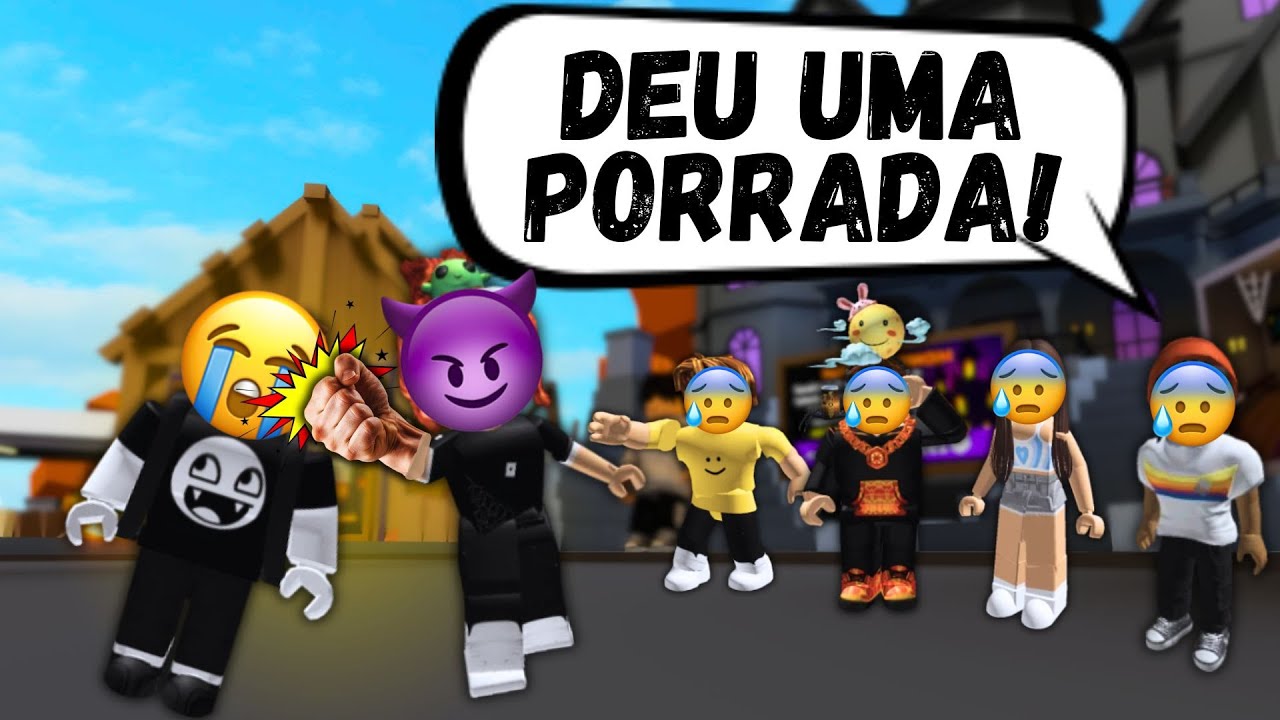 A menina que batia em todo mundo e se deu mal !! - HISTÓRIA DE ROBLOX