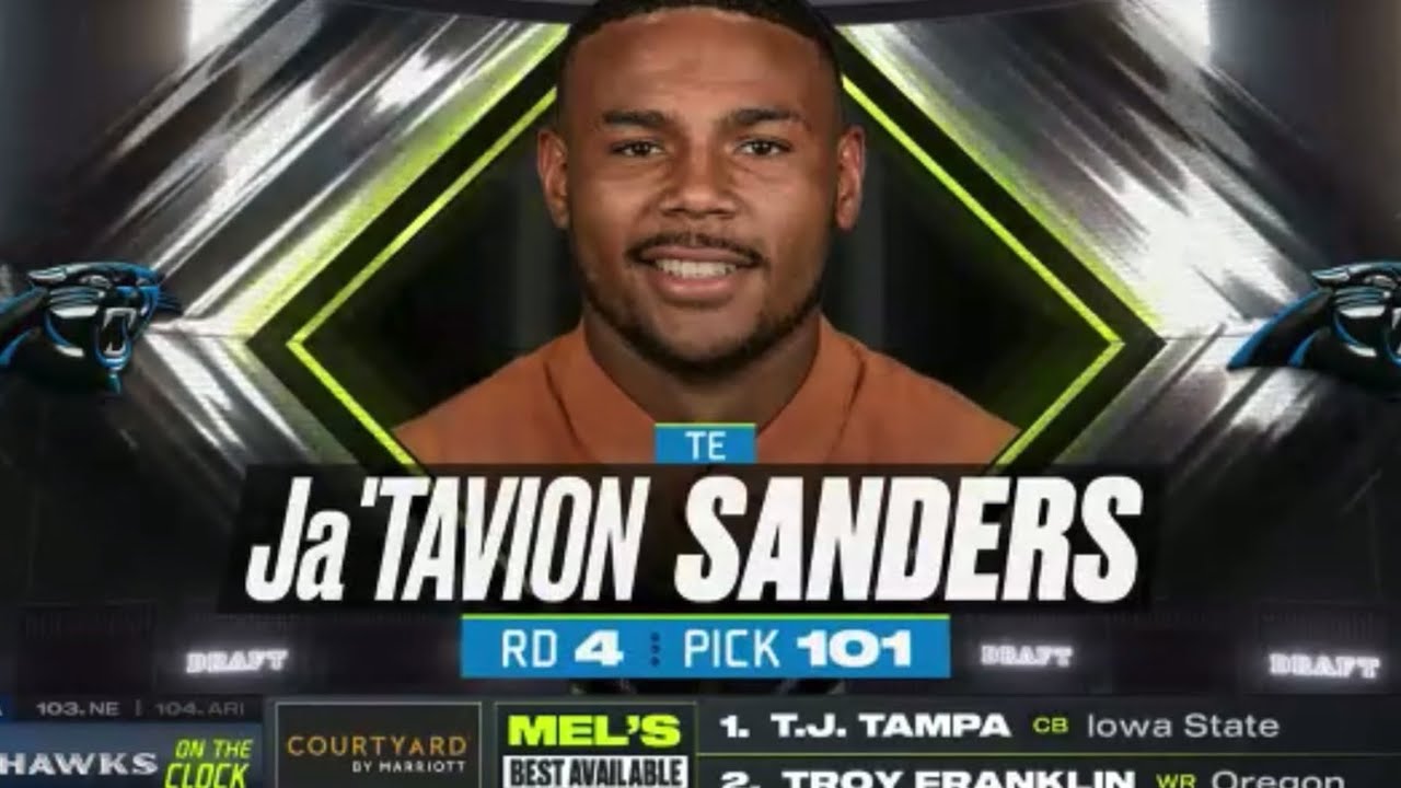 Panthers Pick Ja’tavion Snaders With The 101st Pick | 2024 NFL Draft