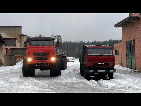 Вездеход Ямал На 25 Тонн Груза, Большегруз Для Дорог Севера На Зимнике