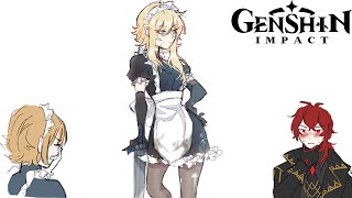 Maid Lumine [Genshin Impact Comic Dub]