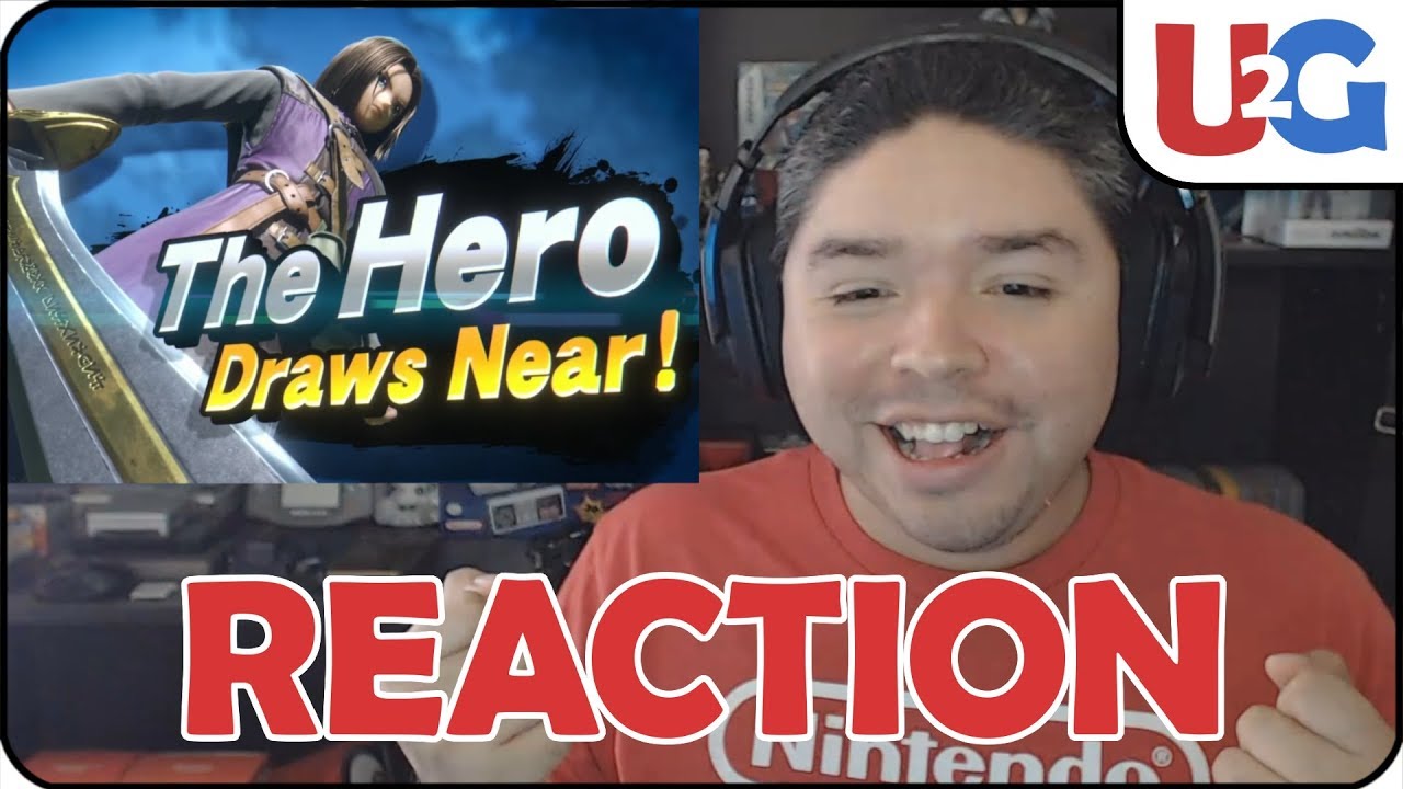Dragon Quest Hero Reveal Trailer REACTION - Super Smash Bros Ultimate