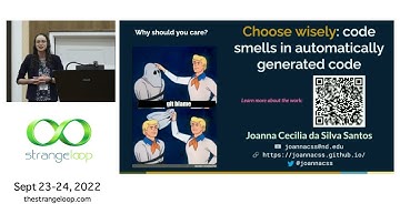 "Choose Wisely: Code Smells in Automatically Generated Code" by Joanna Cecilia da Silva Santos
