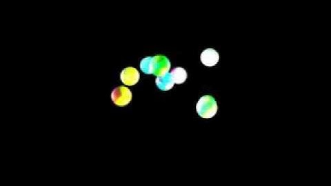bouncing balls and slow mo light show