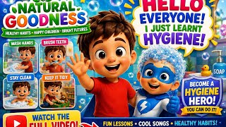 Fun Hygiene Habits for Kids! 🧼🪥🫧 | NATURAL GOODNESS. (HYGIENE LESSONS FOR KIDS)