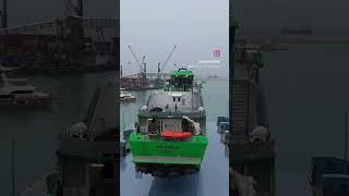 Almar Shiplift Operation with Damen’s 74 Meter ‘Aqua Helix’