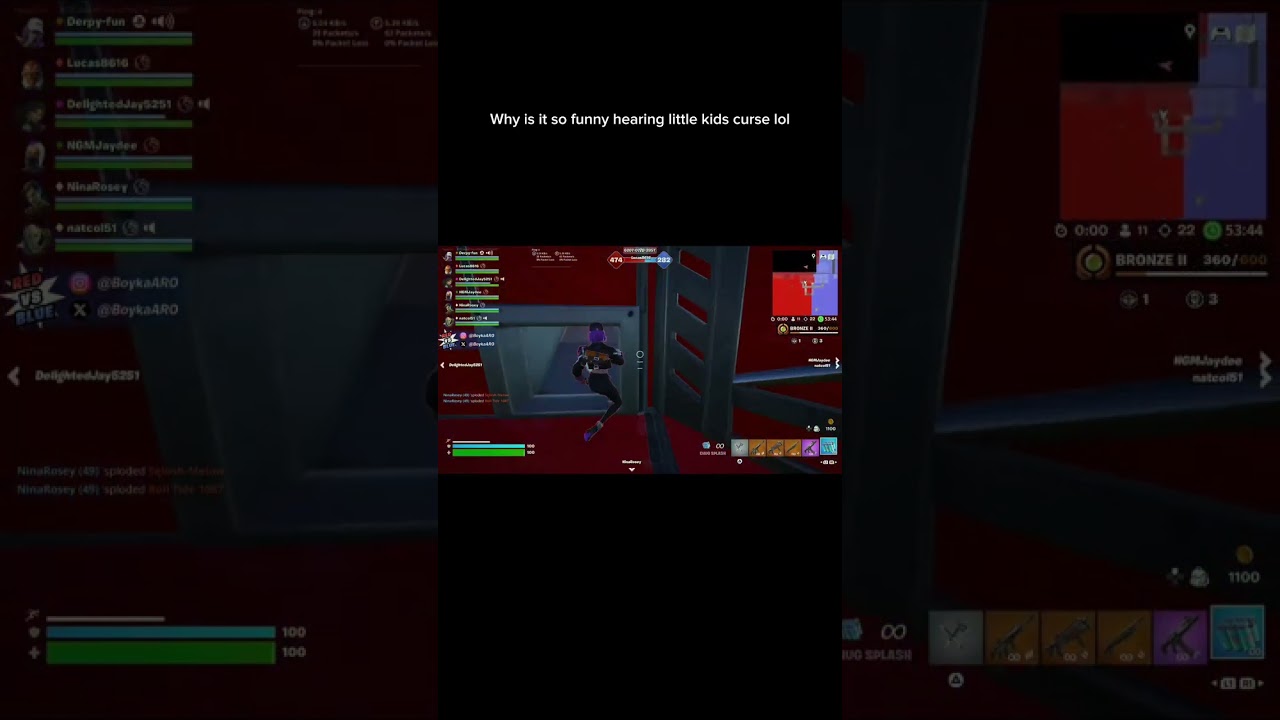 Nothings funnier than hearing a little kid curse lol 