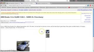 Never Do This When Buying a Used Car on Craigslist, Don't Get Scammed