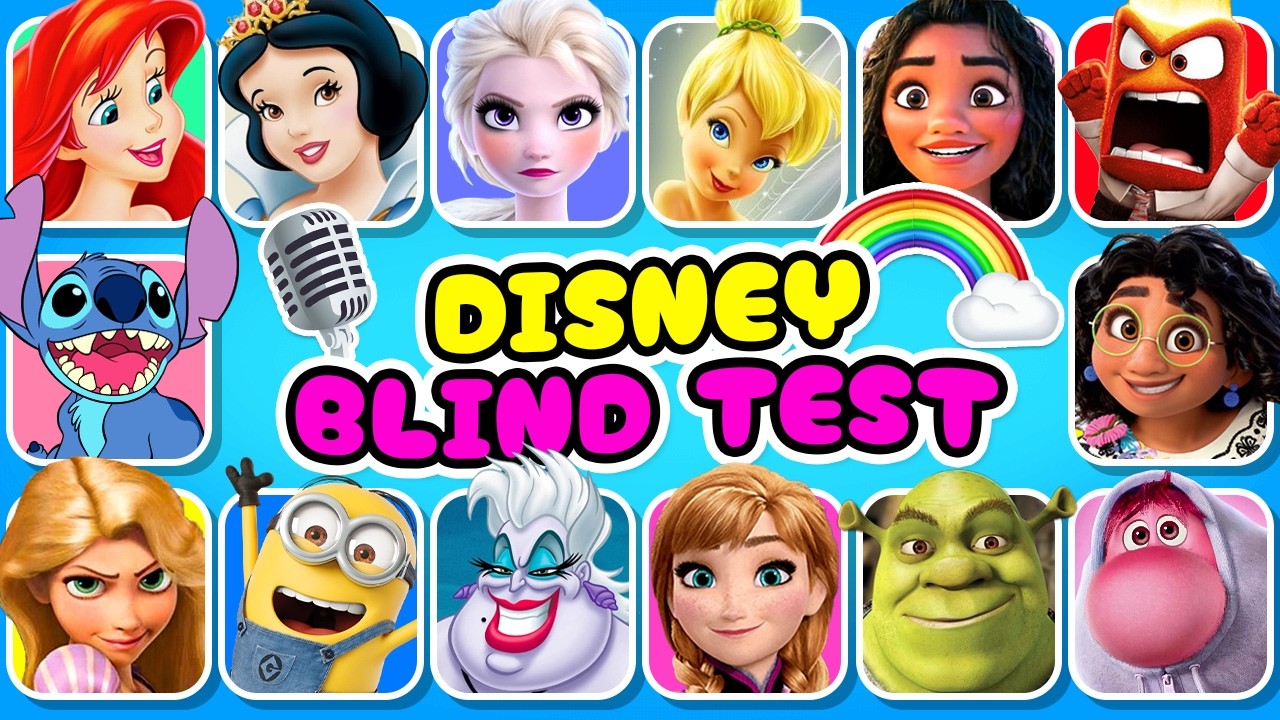 DEVINE 50 CHANSONS spécial DISNEY🎤🌺🎬 | Blind Test | Les Minions, Vaiana, Raiponce, Elsa