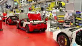 Ferrari Factory Assembly line supercars (Production process)
