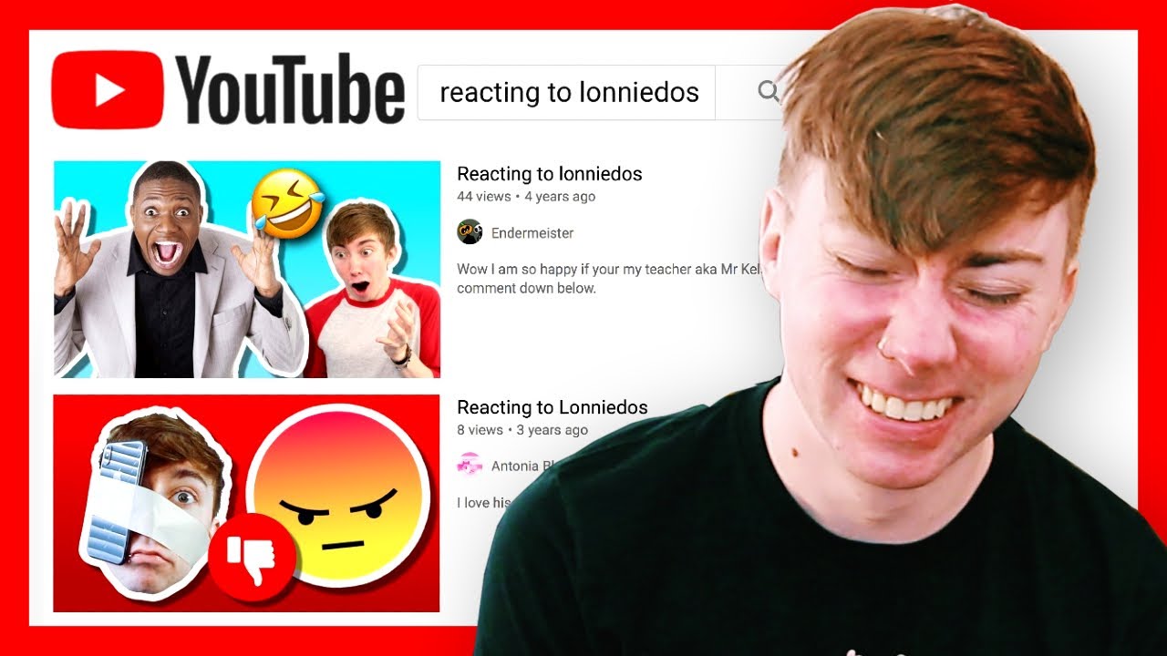 REACTING TO REACTION VIDEOS REACTING TO ME... - YouTube
