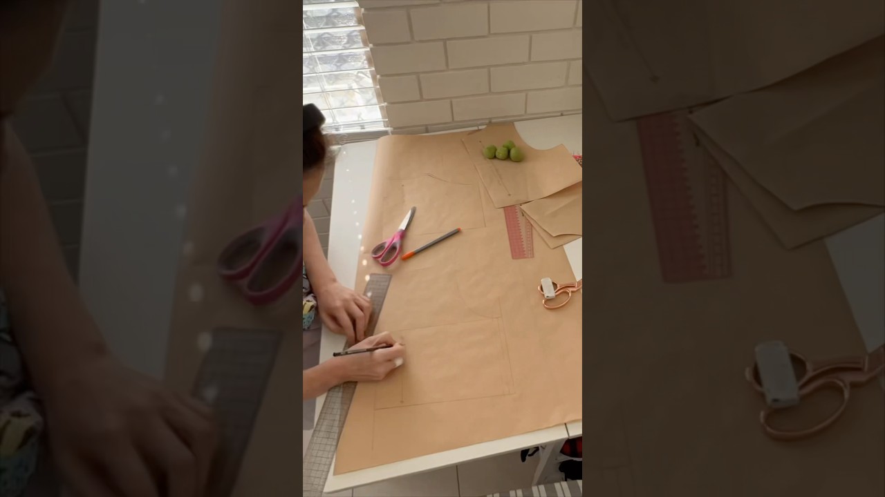 Another Sunday spent pattern making Summer dresses 🧵🪡