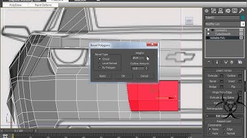 Modeling chevrolet camaro in 3ds max Part 4-01