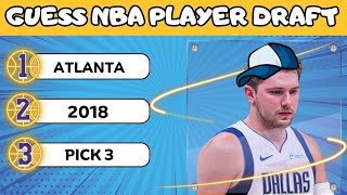 NBA Quiz|Guess The NBA Player Year+Team+Pick 2023
