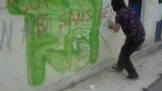 Rek Scow Ankara Illegal Graffiti Action-.Sokakkulturu