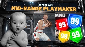 NBA 2K21 MID RANGE PLAYMAKER! BEST ISO BUILD!