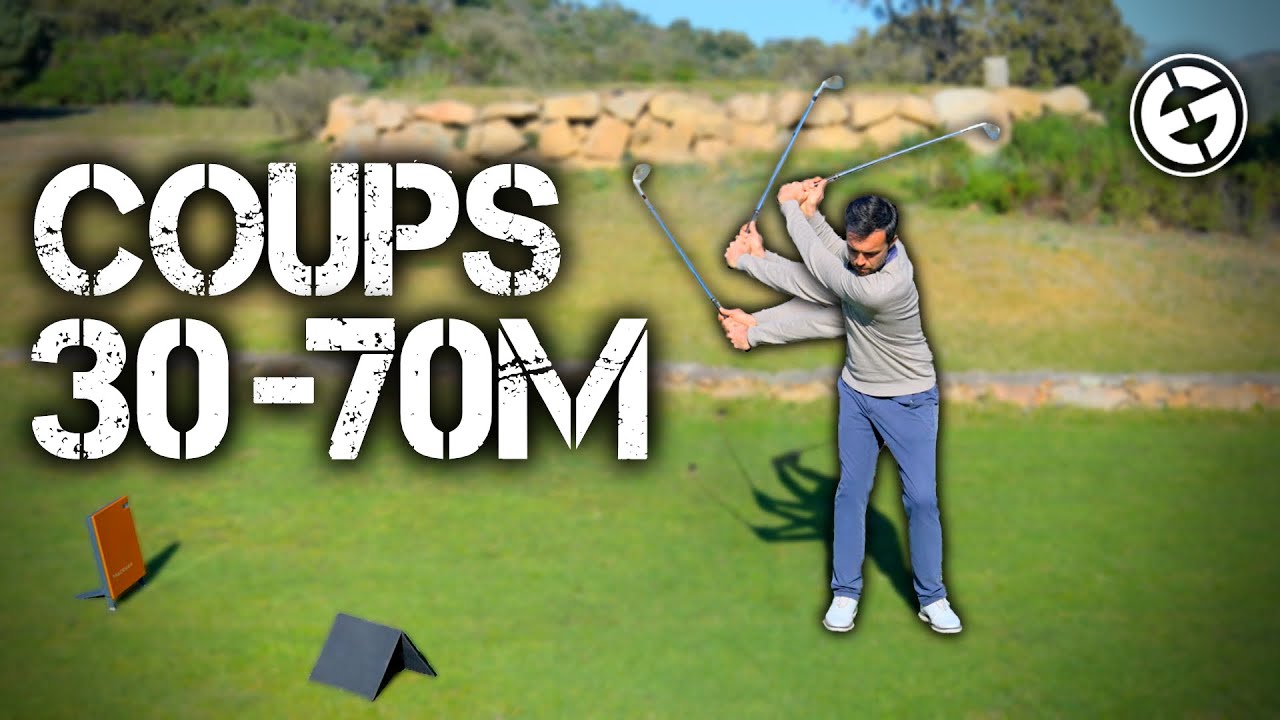 Coups entre 30 et 70m | Cours de Golf - Niveau Débutant | ECOLE GOLF