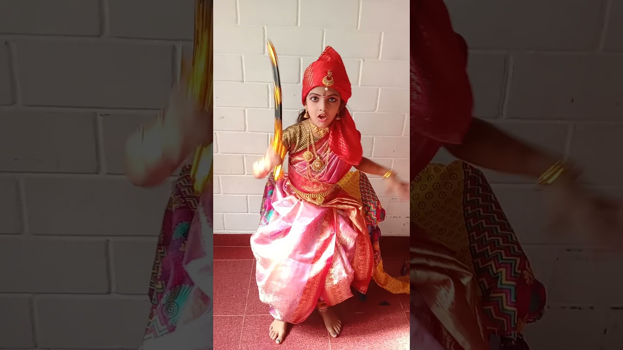 Children's day fancy dress( Jhansi Rani)