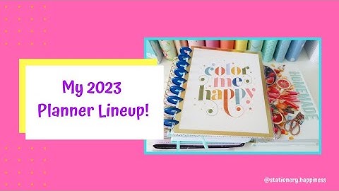 My 2023 Planner Lineup!