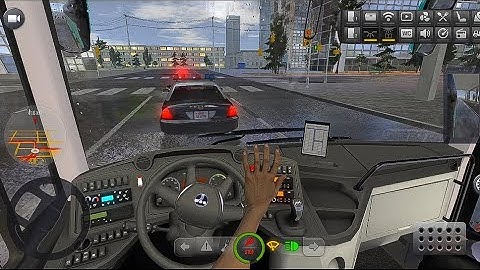  🚍 Realistic TEMSA MD9 Driving in Rain 🌧️ - Bus Simulator : Ultimate - Mobile Gameplay