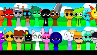 Incredibox Sprunki Introverted Hell - All Characters Together