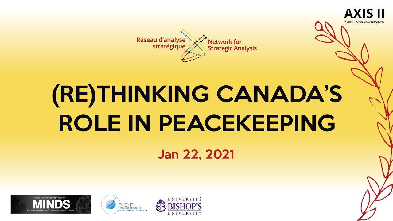 PANEL 1  - Canada and Peacekeeping in Africa: Engaging with the UN ..