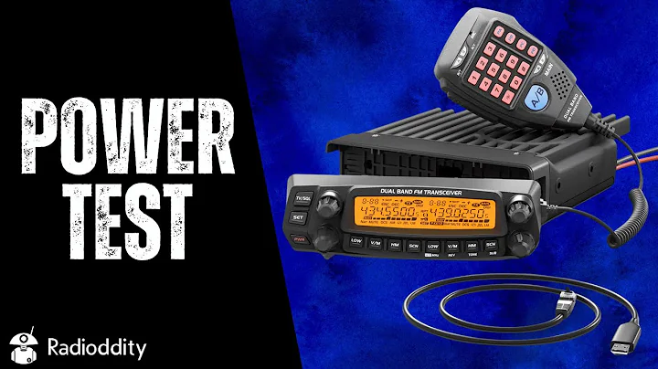 Testing the Radioddity DB50 Ham Radio - Power Performance in Action