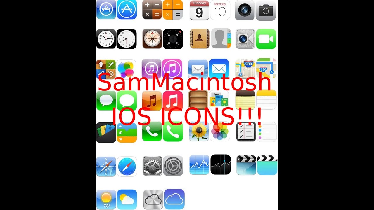 Best IOS Icons! @SamMacintosh  and AngyClari9