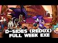 FNF D SIDE IS UPDATE D Sides REDUX ZEPHANIAH SONIC EXE GAME OVER