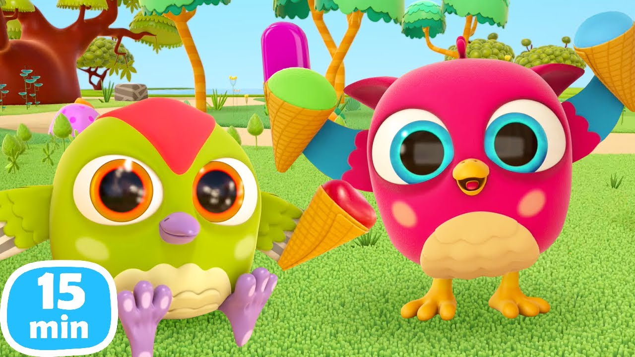 Glass åt alla! Roliga tecknade filmer och animationer för barn. Ugglan Hop Hop på svenska