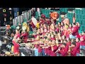 The University of Southern California Trojan Band plays their fight song 