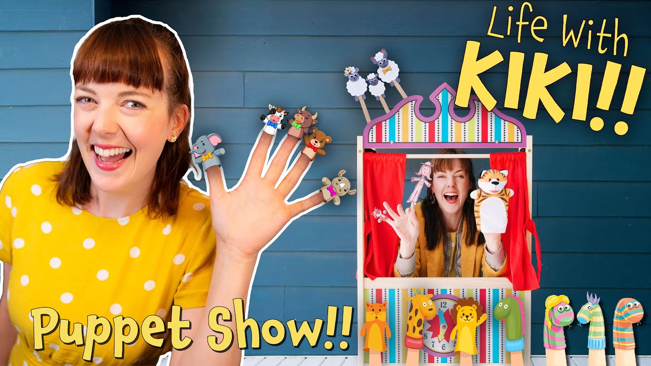 A SILLY, FUN PUPPET SHOW WITH KIKI!! - YouTube