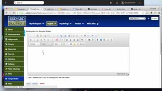 Embedding a Google Slides Presentation - Excerpt from live workshop