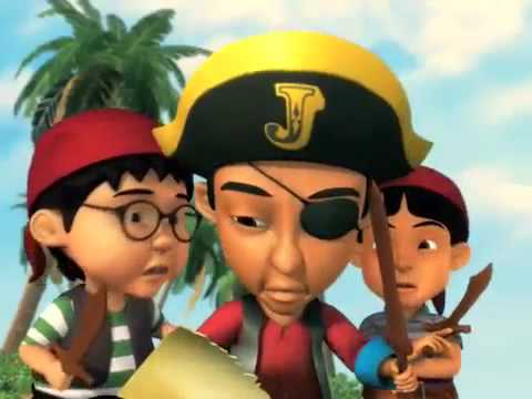 Upin &amp; Ipin Dan Kawan kawan 014 Kembara ke Pulau Harta ...