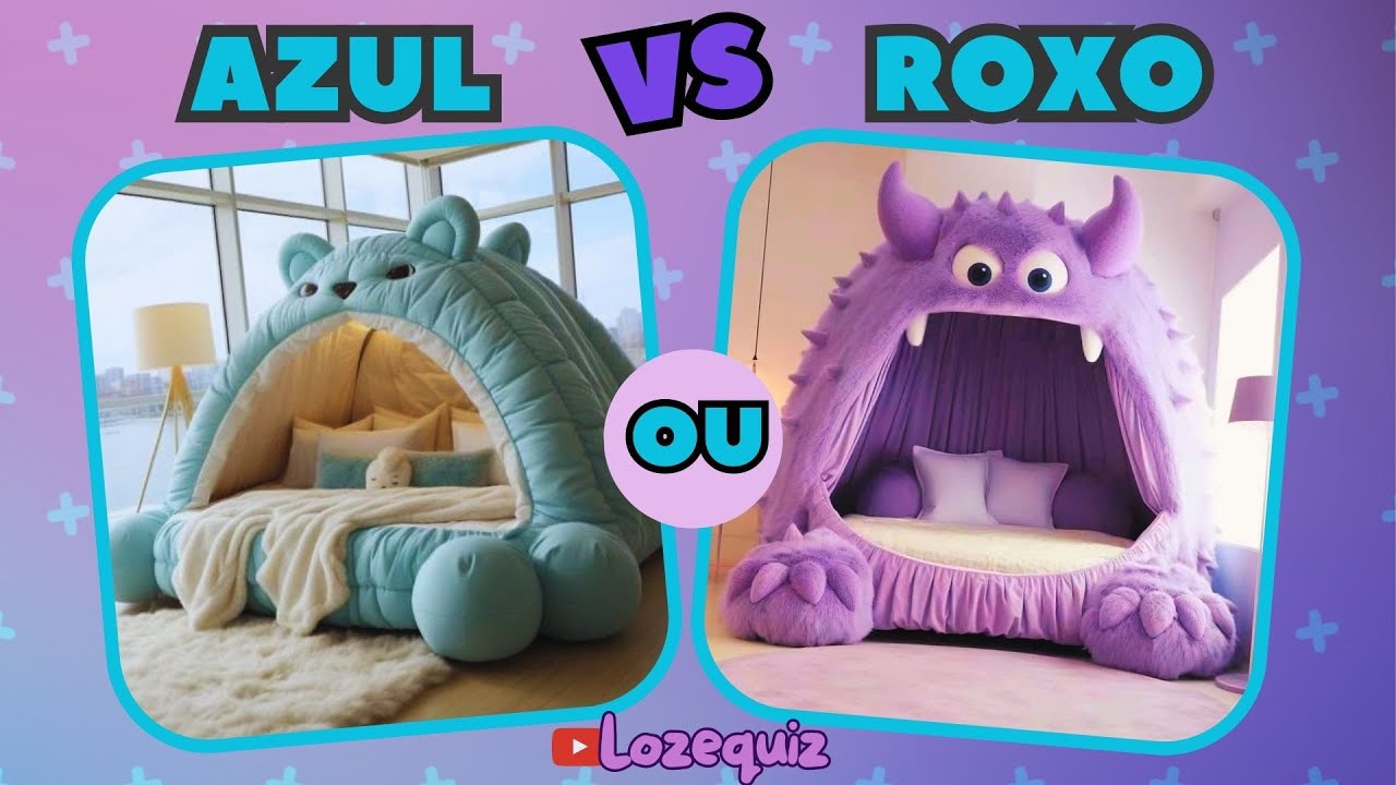 AZUL vs ROXO | o que você escolhe?#azul #roxo 💙 💜 - YouTube