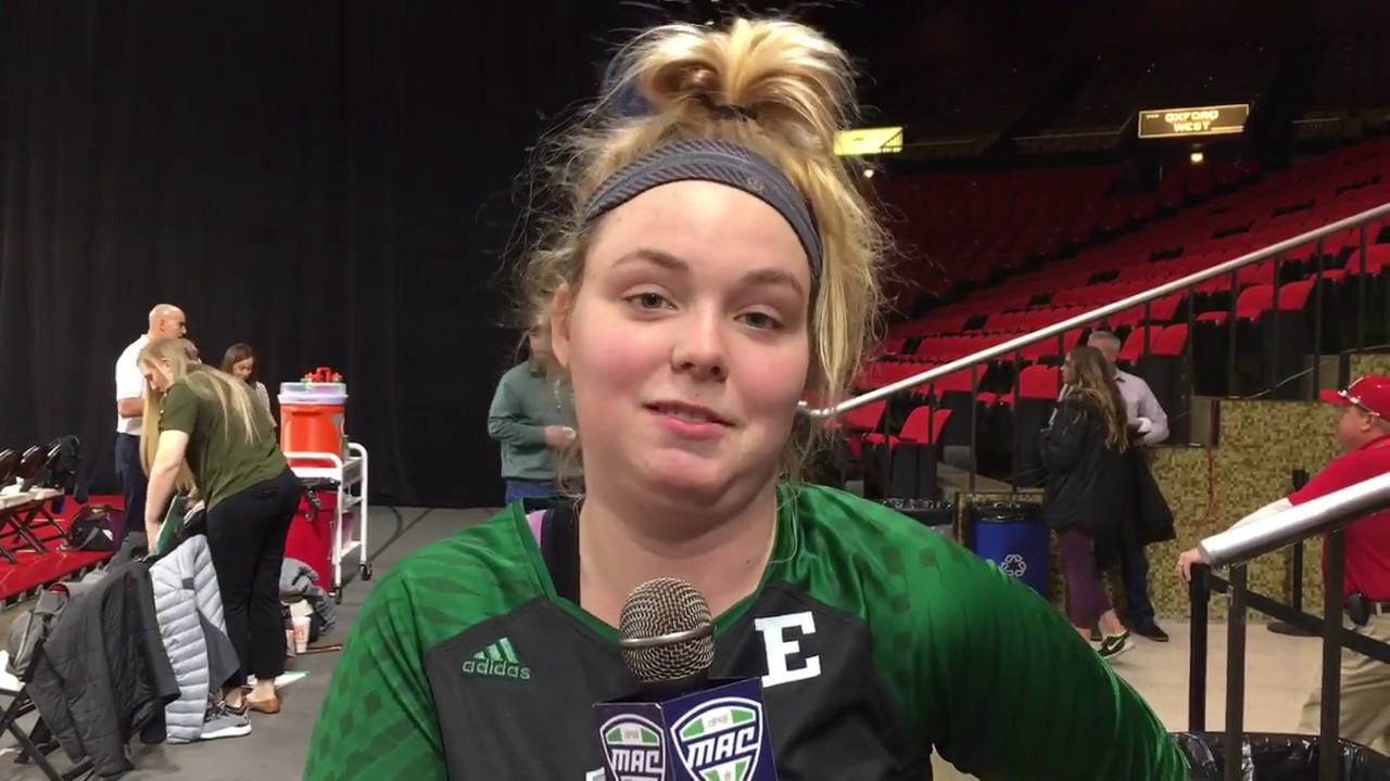 2017 MAC Volleyball Championship Round 1 EMU's Kelly Ferguson YouTube