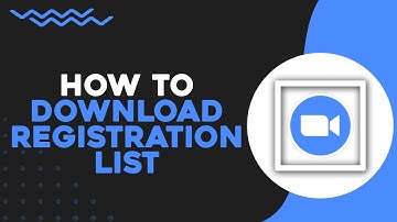 How To Download Registration List in Zoom (Quick Tutorial)