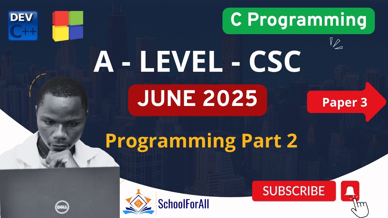 June 2025 Computer Science A Level | Programming Part 2 - YouTube