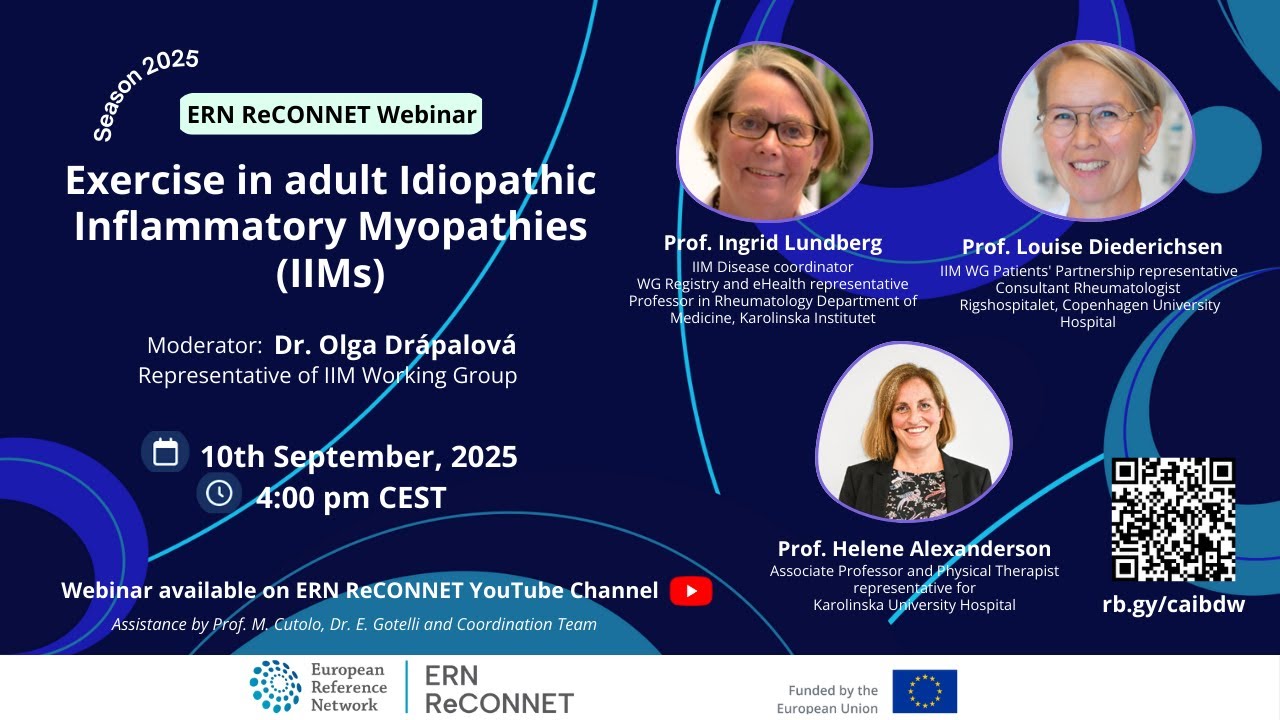 Exercise in adult idiopathic inflammatory myopathies (IIMs) - YouTube