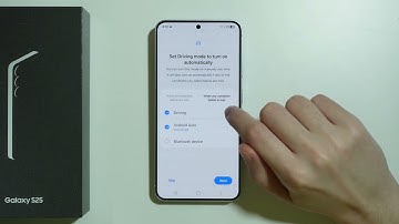 Samsung Galaxy S25: How to Set Up Driving Mode (Auto Enable Driving Mode)