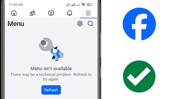 How To Fix Menu Isn’t Available Problem On Facebook