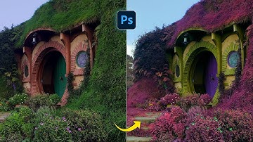 Infrared Photo Effect In Photoshop #shorts