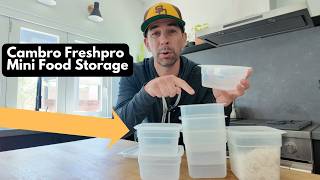 Cambro Freshpro Mini Food Storage Containers Review
