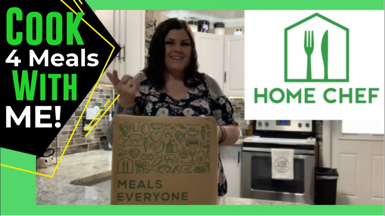 Home Chef // My Weekly Delivery Cook 4 Meals With Me +Discount Code