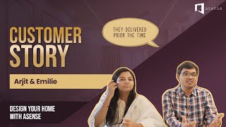 Stunning 3BHK Home Interior at Assetz 63° East | Arjit & Emilie’s Honest Review | Asense Interiors