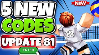 *NEW CODE* ALL WORKING UPDATE 81 CODES FOR VOLLEYBALL LEGENDS ROBLOX AUGUST 2026 | VBL CODES screenshot 1