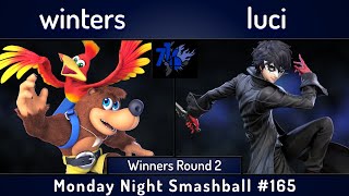 MNS # 165 | winters (Banjo Kazooie) vs luci (Joker) | WR2 | SSBU Smash Ultimate