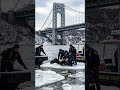 🦅 NYPD Officers Save Freezing Bald Eagle From Icy River! #shorts