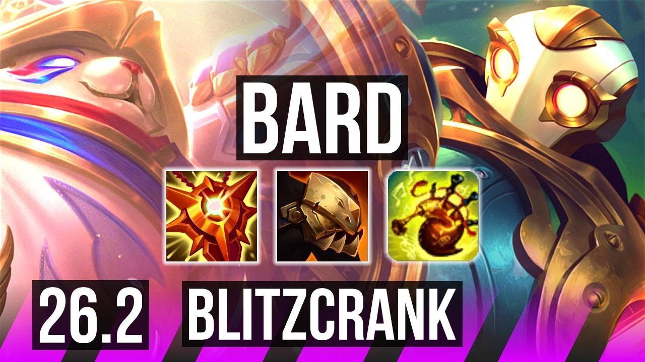 BARD & Aphelios vs BLITZCRANK & Yunara (SUP) | Good KDA: 9/2/20 | KR Master | 26.2